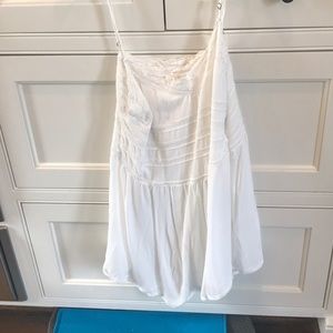 White summery dress, goes with a lot